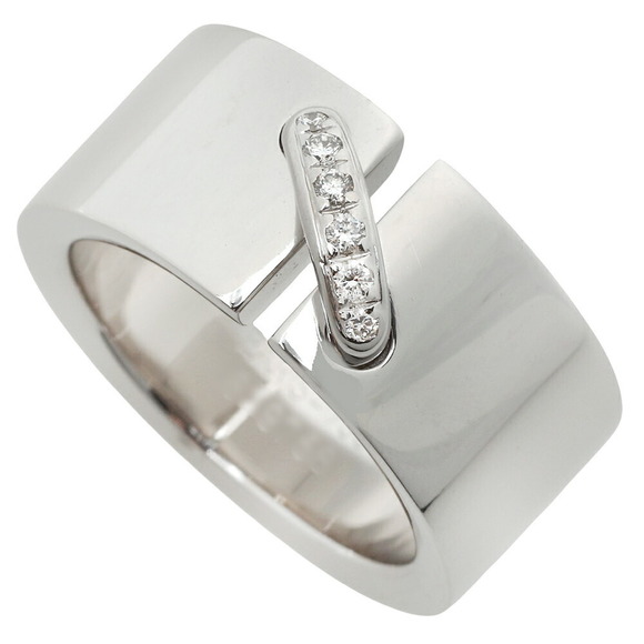 CHAUMET 18k Silver Diamond Ring - Picture 1 of 5